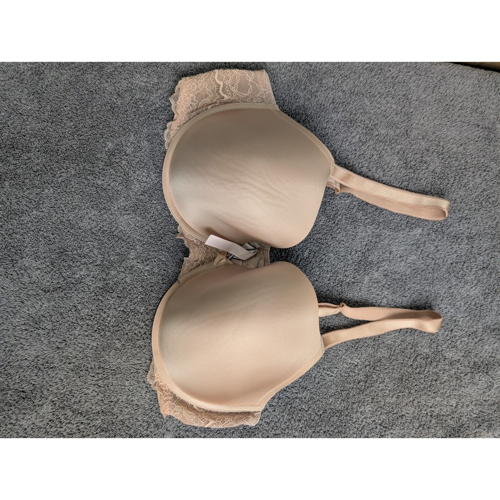 Victoria Secret Body by Victoria Perfect Coverage Bra 44D Tan Lace 7768